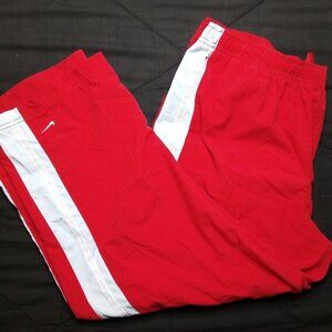 Vintage Y2K Nike Striped Wind Pants Joggers Trainers Capri